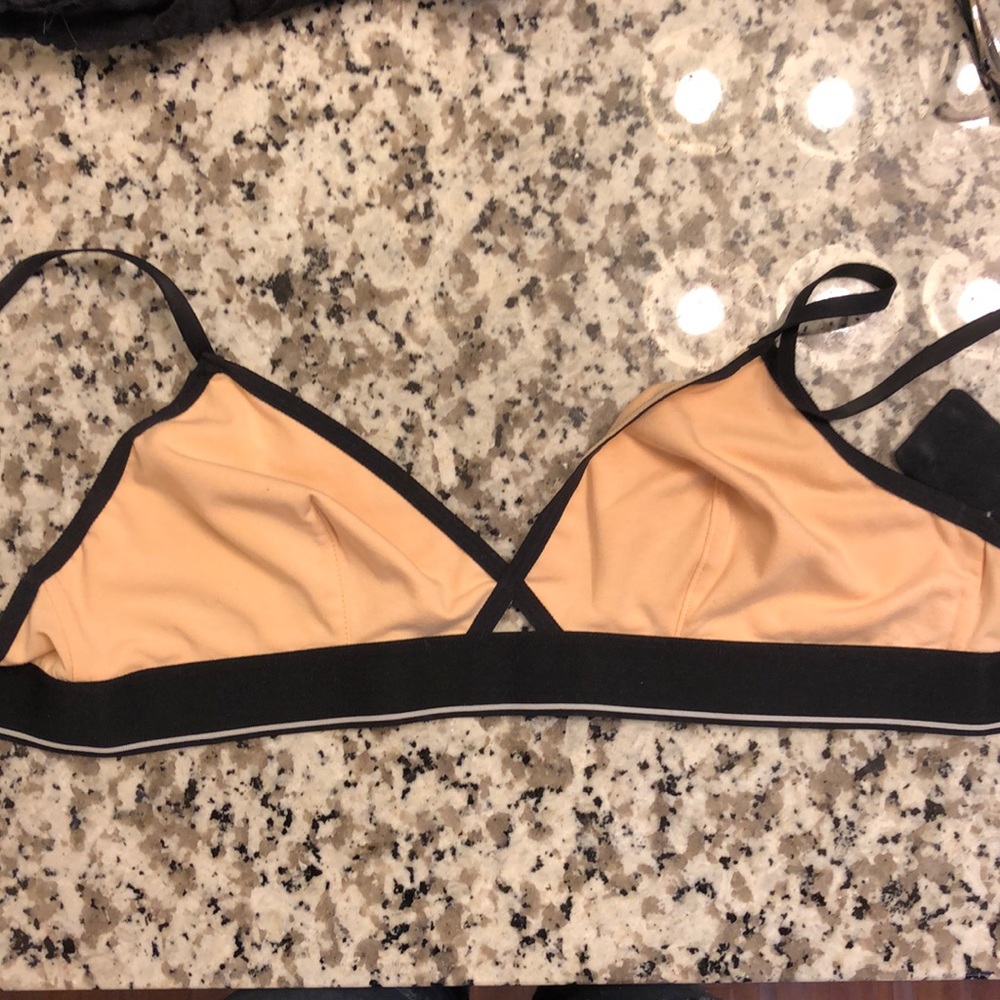 Madewell Black/Tan Bralette